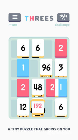 《Threes！》规则简单令人着迷